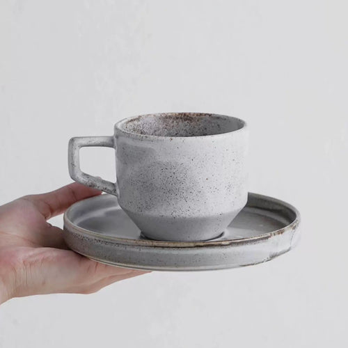 Ceramic cup and saucer 